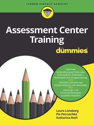 cover image of Assessment Center Training f&uuml;r Dummies